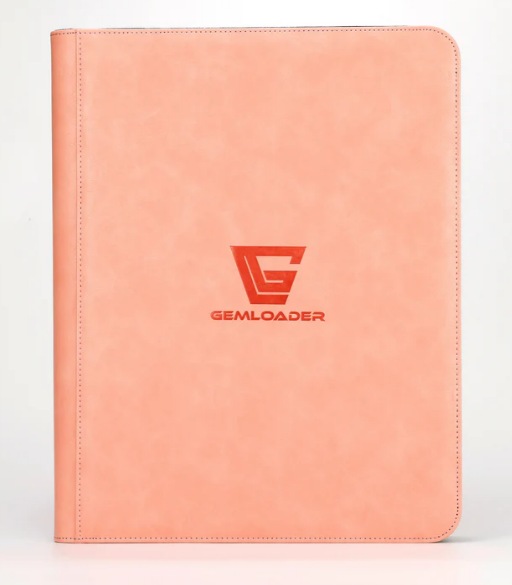 Gemloader - [PINK] Premium 3''X4'' toploader fit collector's binder [216 pockets 3X3]