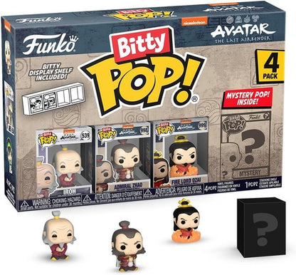 Funko Bitty Pop! - Iroh, Admiral Zhao & Fire Lord Ozai Avatar the Last Airbender