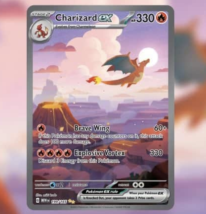 Pokemon - Charizard Ex MEW 199/165