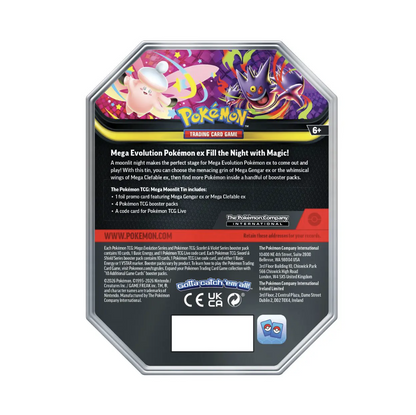 Pokémon - Mega Clefable Moonlit ex tin