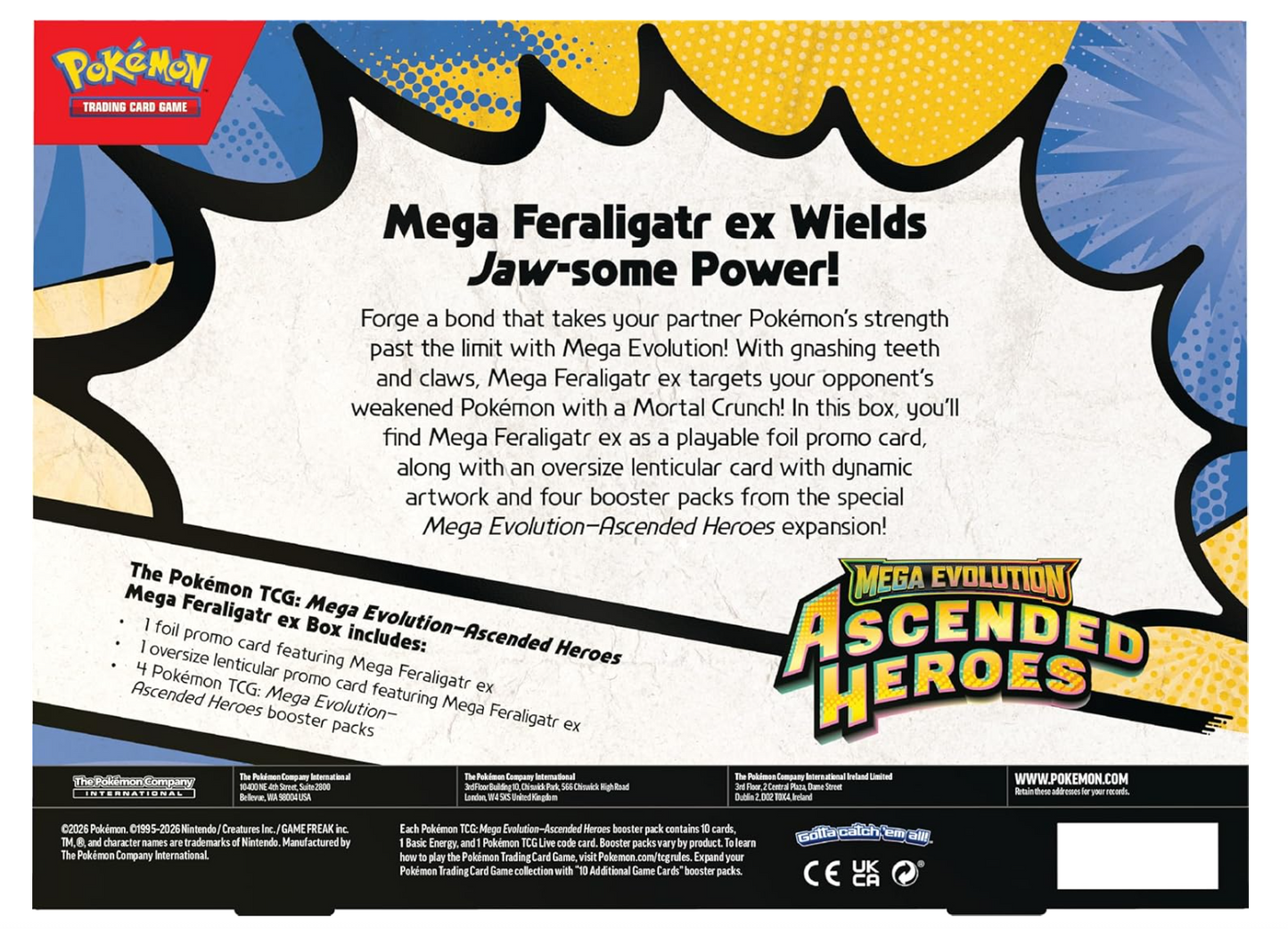 Pokémon - Ascended Heroes Mega Feraligatr ex Box