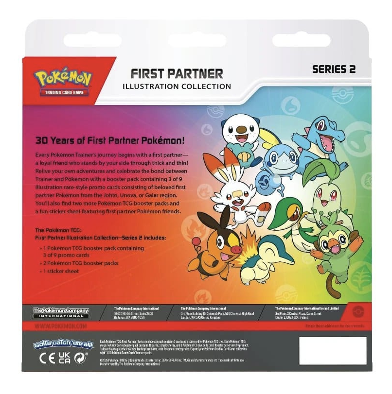Pokémon - First Partner Illustration Collection - Series 2