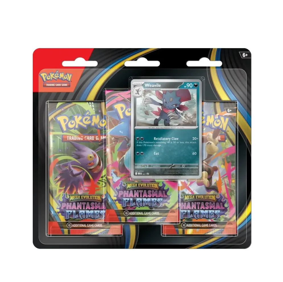 Pokémon - Phantasmal Flames 3 Pack Blister
