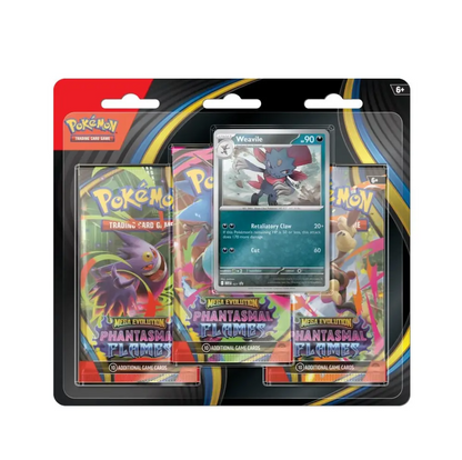 Pokémon - Phantasmal Flames 3 Pack Blister