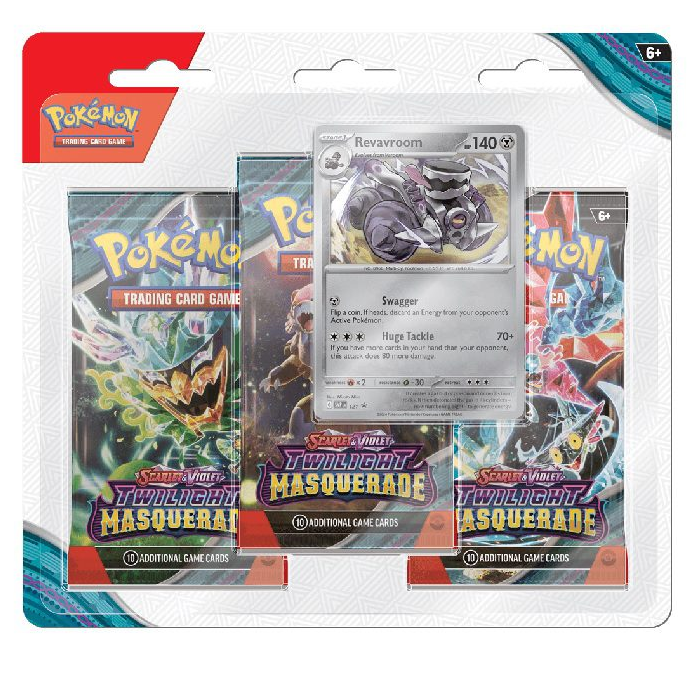 Pokémon - Twilight Masquerade 3 Pack Blister - Revavroom