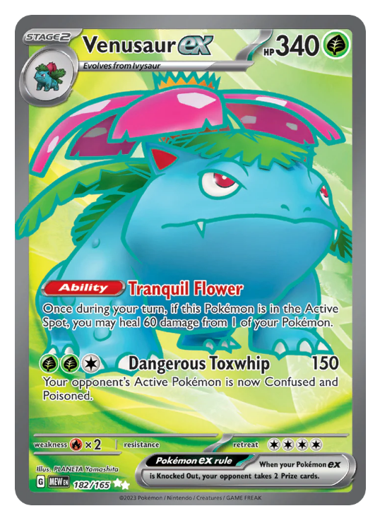 Pokemon - Venusaur Ex MEW 182/165