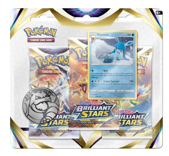 Pokémon - Brilliant Stars 3 Pack Blister